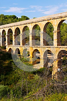 Aqueduct de les Ferreres (Pont del Diable) in Tarragona