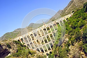 Aqueduct of an Eagle in Nerja, Andalusia, Spain photo