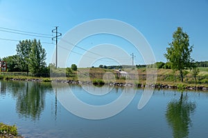 Aqueduct at the Gota canal in Sweden photo