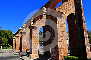 Aqueduct of the city of zacatecas, mexico. III photo