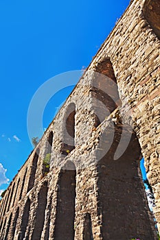 Aqueduct at Istanbul Turkey