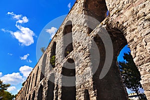 Aqueduct at Istanbul Turkey