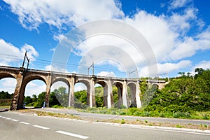 Aqueduct near Labastide Marnhac Commune, France south