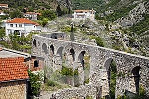 Aqueduct in Old Bar, Montenegro