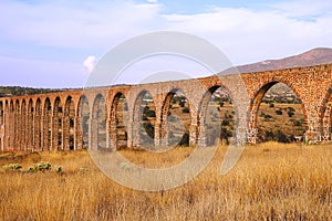 Aqueduct of Padre Tembleque near teotihuacan, mexico IX photo