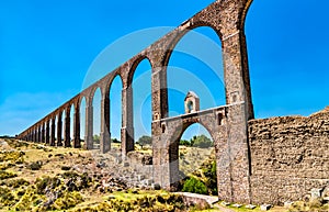 Aqueduct of Padre Tembleque in Mexico photo