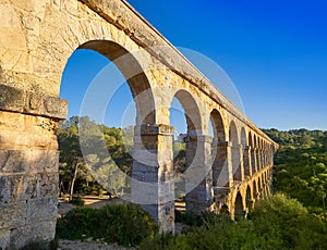 Aqueduct Pont del Diable in Tarragona