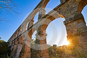 Aqueduct Pont del Diable in Tarragona