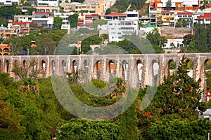 Aqueduct of the queretaro city, mexico. II