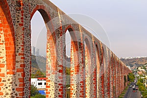 Aqueduct of the queretaro city, mexico.III