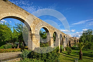 Aqueduct of San Anton in Plasencia, province of Caceres, Spain