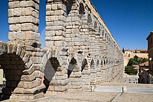 Aqueduct of Segovia from the Fernan Garcia Staircase