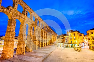 Aqueduct, Segovia, Spain photo