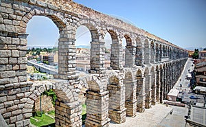 Aqueduct, Segovia, Spain photo