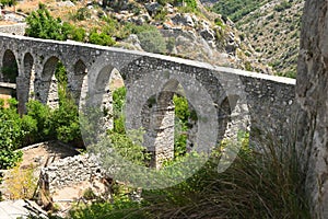 Aqueduct in Stari Bar town, Montenegro, Europe