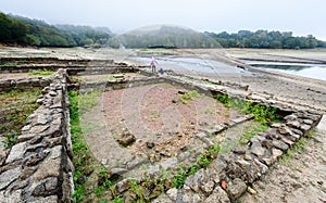 Aquis Querquennis ruins of the Roman settlement Aquis Querquennis photo