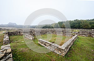 Aquis Querquennis ruins of the Roman settlement Aquis Querquennis photo