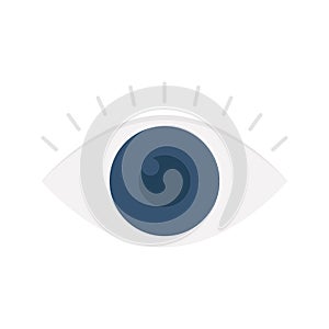 Ar contact lenses  Flat inside vector icon which can easily modify or edit