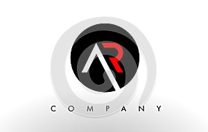 AR Logo. Letter Design Vector.