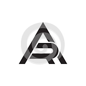 AR or RA letter logo