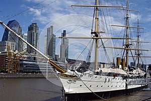 ARA Presidente Sarmiento museum ship in Buenos Aires photo
