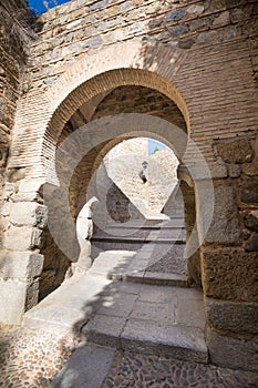 Arab access to Toledo city through Alcantara Gate