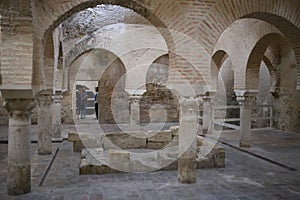 Arab baths of Jaen Andalusia Spain