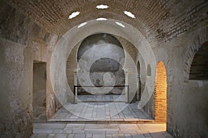 Arab baths of Jaen Andalusia Spain