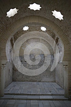 Arab baths of Jaen Andalusia Spain