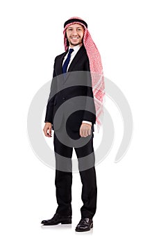 Arab businessman isolated