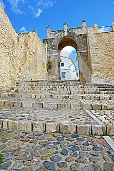 Arab door of Century X in Medina Sidonia, Cadiz