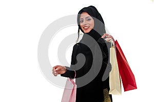 Arab Female Shopping