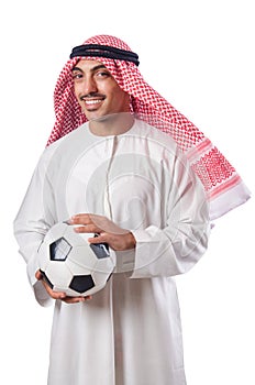 Arab in football concept