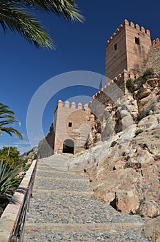 Arab Fortress in Almeria, Spain photo