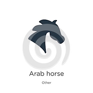 Arab horse icon vector. Trendy flat arab horse icon from other collection isolated on white background. Vector illustration can be