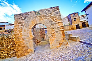 Arab Horseshoe Arch, Ãgreda, Soria, Spain