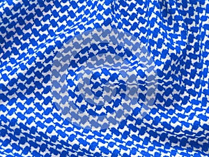 Arab keffiyah pattern.