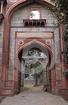 Arab ki sarai gateway, Humayun`s Tomb complex, Delhi photo