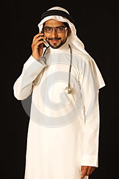 Arab male doctor photo