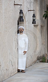 Arab man in historic Dubai
