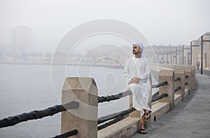 Arab man in historic Dubai