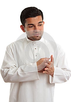 Arab middle eastern man