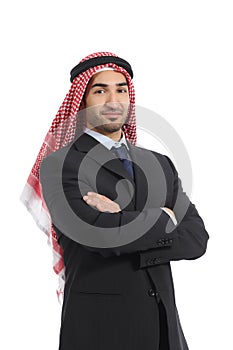 Arab saudi emirates business man posing photo
