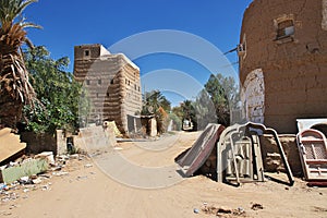 The arab village close Najran, Asir region, Saudi Arabia