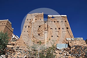 The arab village close Najran, Asir region, Saudi Arabia