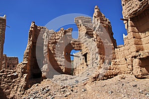 The arab village close Najran, Asir region, Saudi Arabia