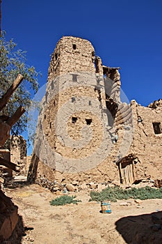 The arab village close Najran, Asir region, Saudi Arabia