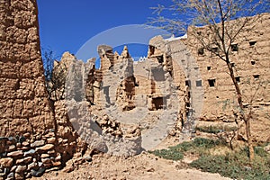 The arab village close Najran, Asir region, Saudi Arabia