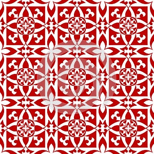 Arabesque floral pattern photo