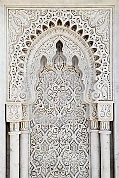 Arabesque marble panel